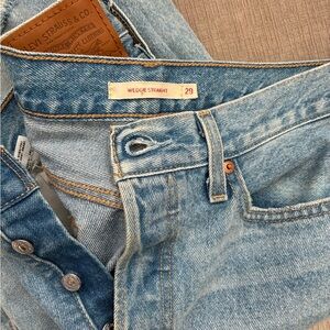 Levi's wedgie straight Light Blue Denim Jeans